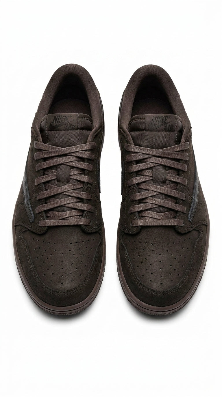 JORDAN 1 RETRO LOW OG SP x TRAVIS SCOTT VELVET BROWN