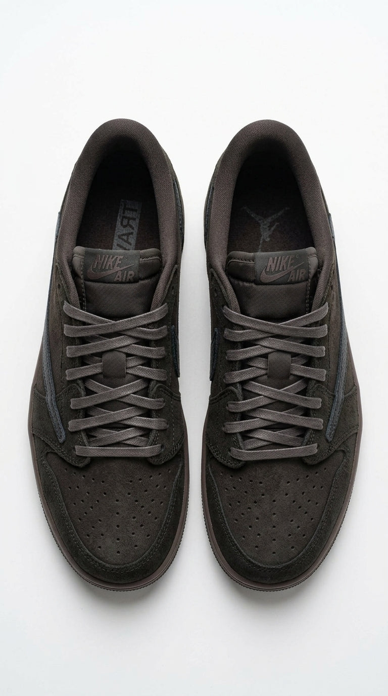 JORDAN 1 RETRO LOW OG SP x TRAVIS SCOTT VELVET BROWN