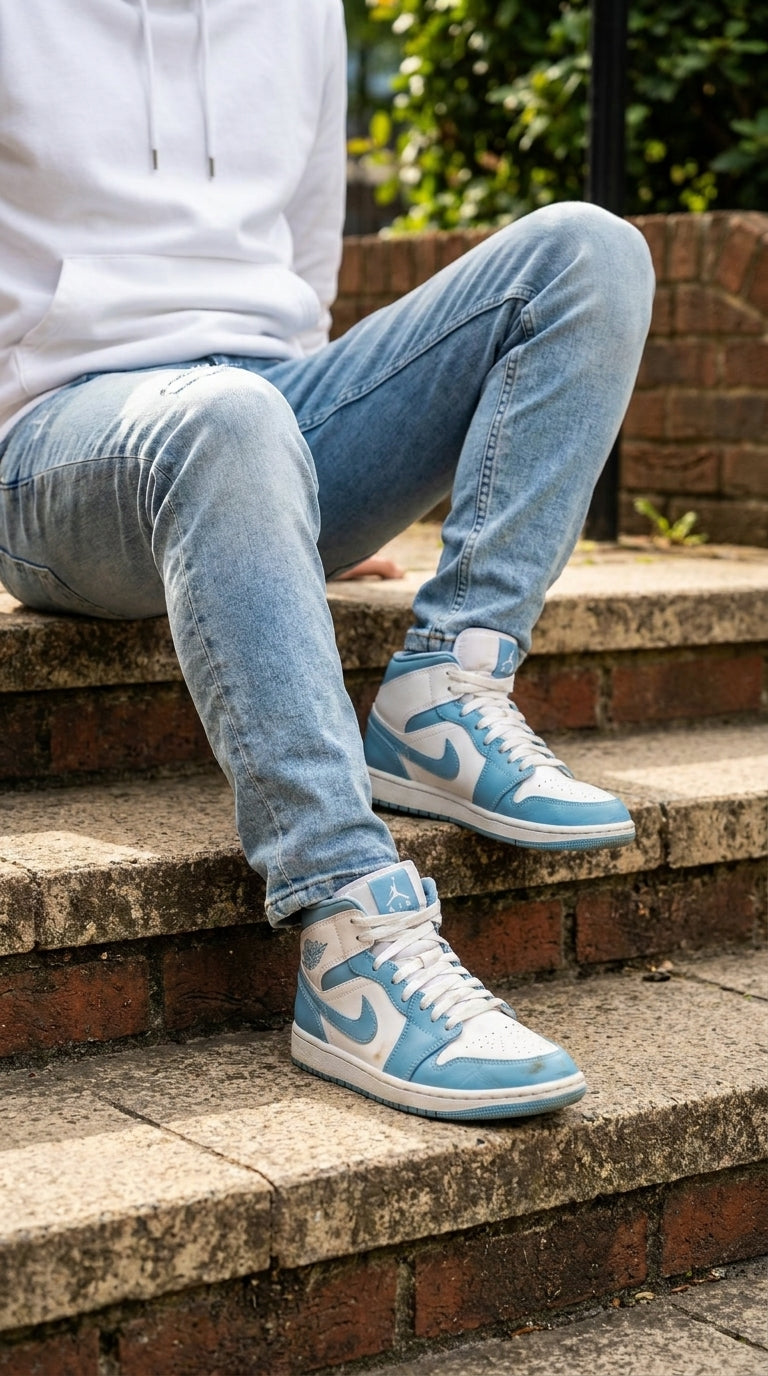 JORDAN 1 RETRO MID x UNC