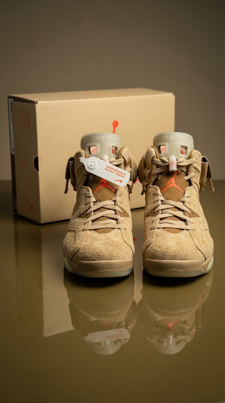 JORDAN 6 x TRAVIS SCOTT BRITISH KHAKI