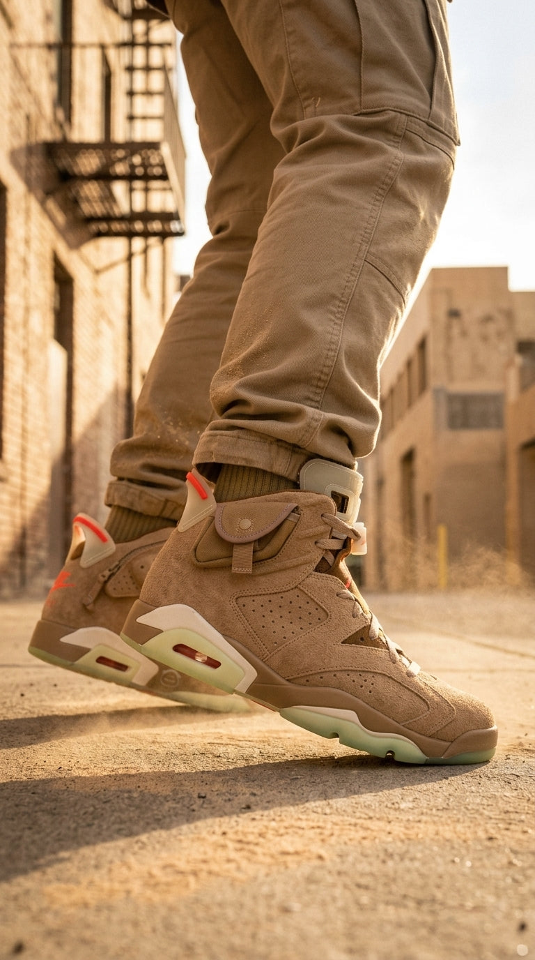 JORDAN 6 x TRAVIS SCOTT BRITISH KHAKI