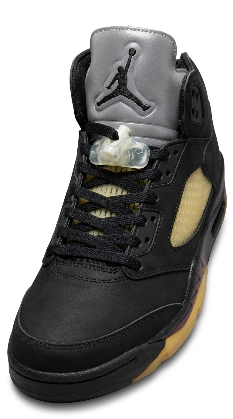 Jordan 5 Black and Yellow