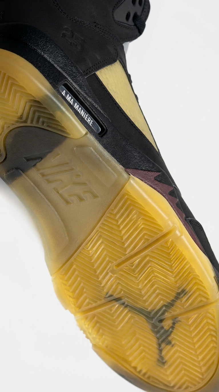 Jordan 5 Black and Yellow