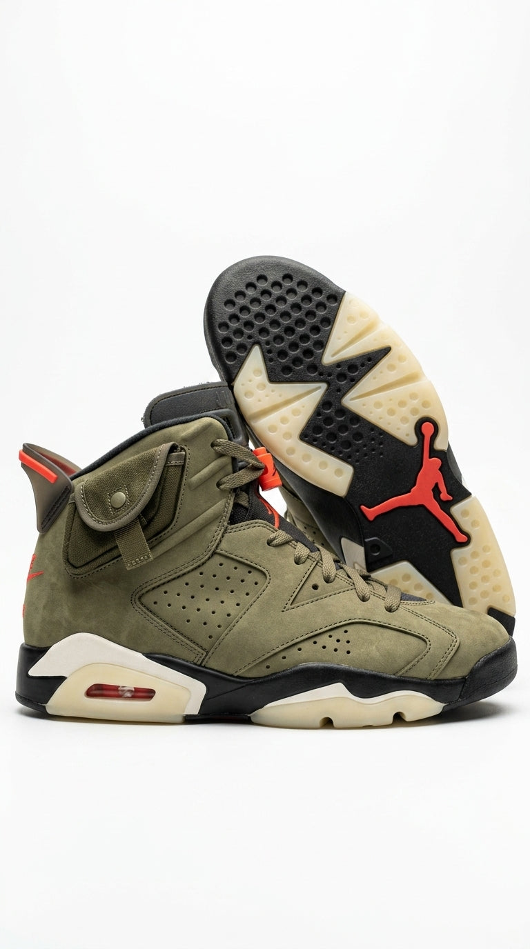 Jordan 6 Retro Travis Scott - Medium Olive