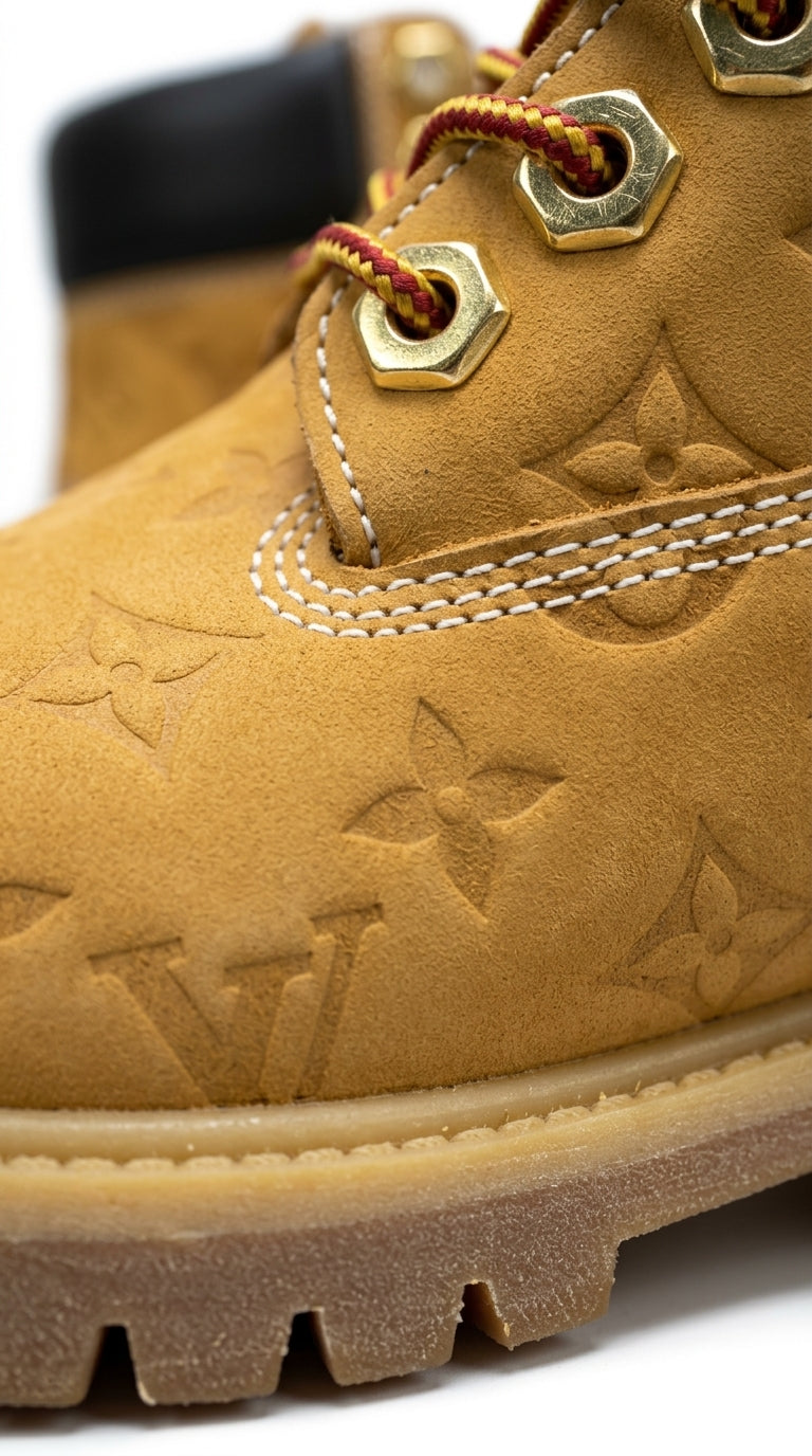 LOUIS VUITTON x TIMBERLAND ANKLE BOOTS