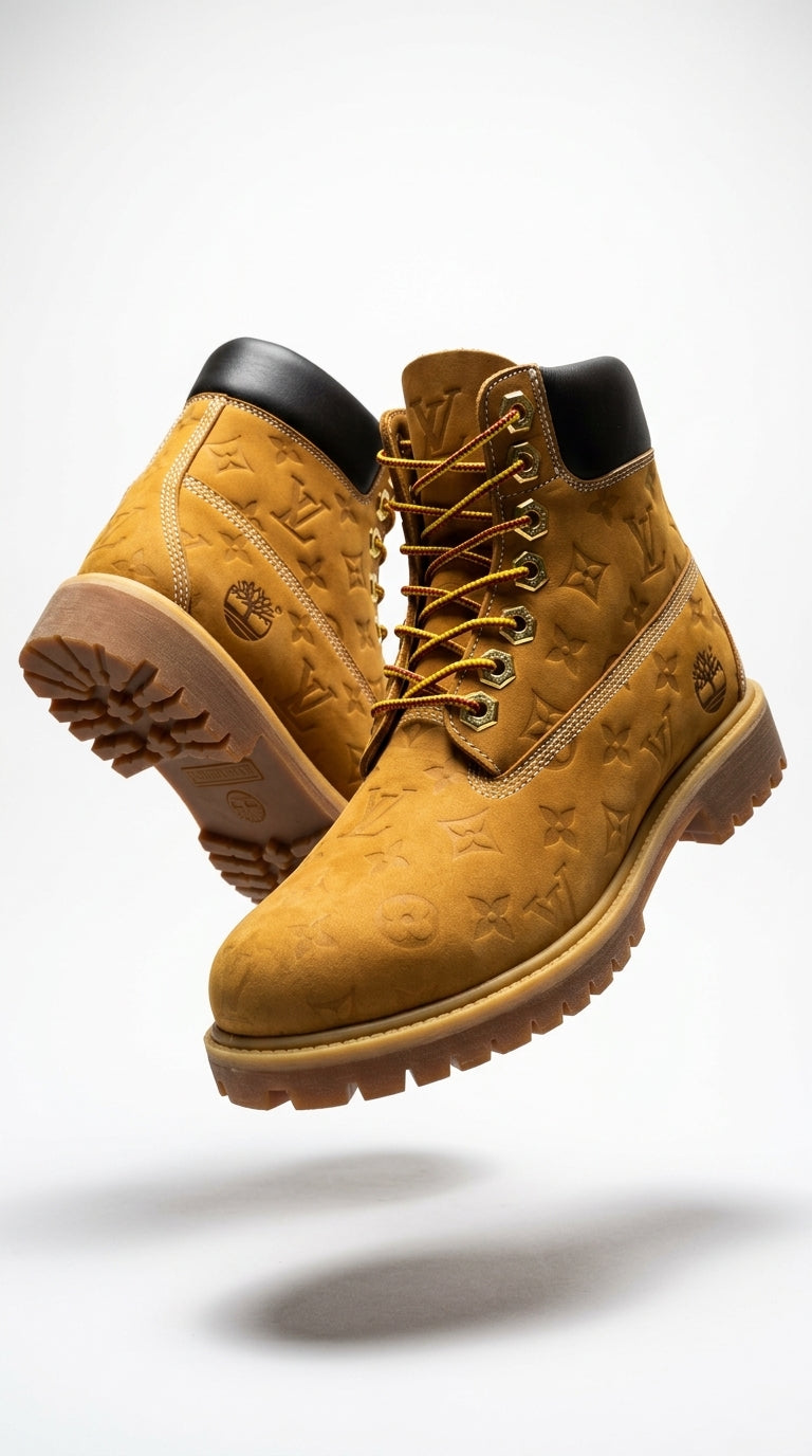 LOUIS VUITTON x TIMBERLAND ANKLE BOOTS