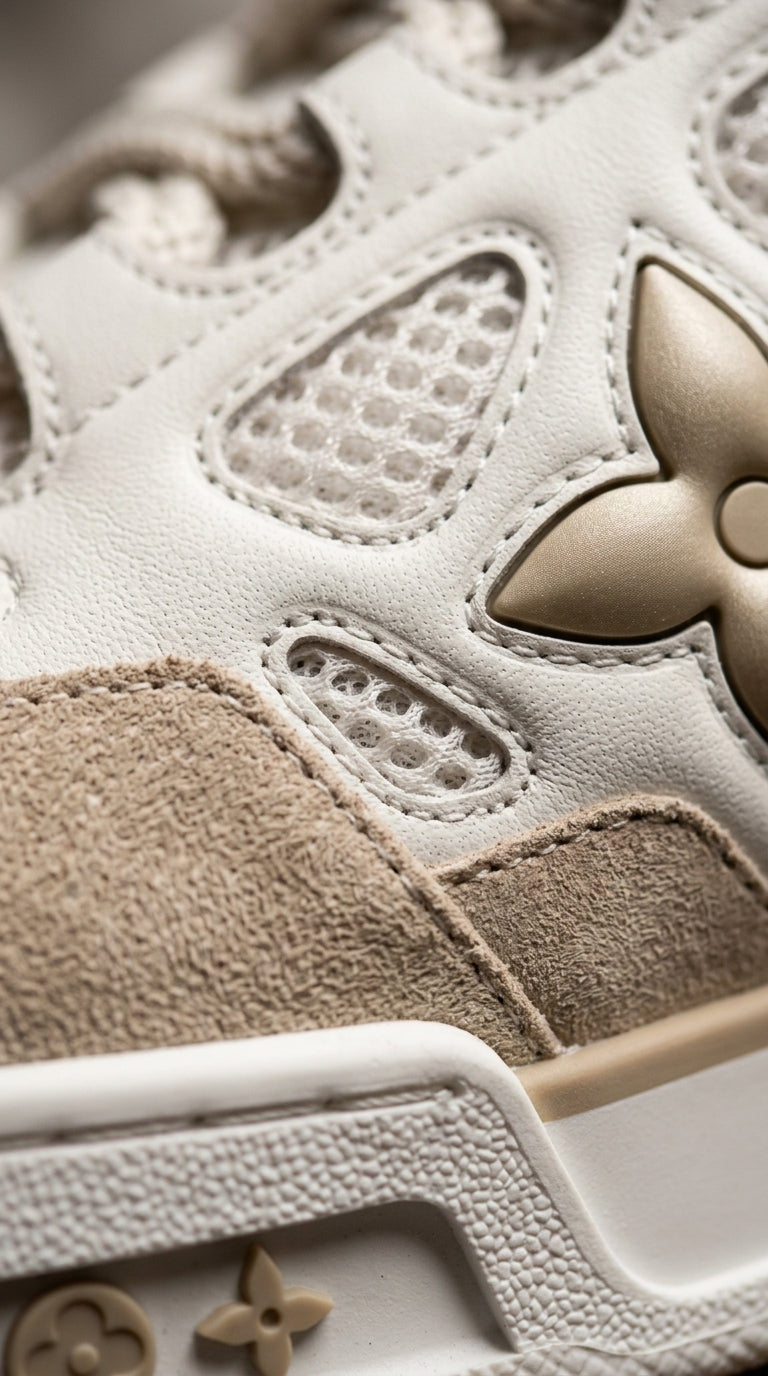 LV SKATE SNEAKER BEIGE WHITE