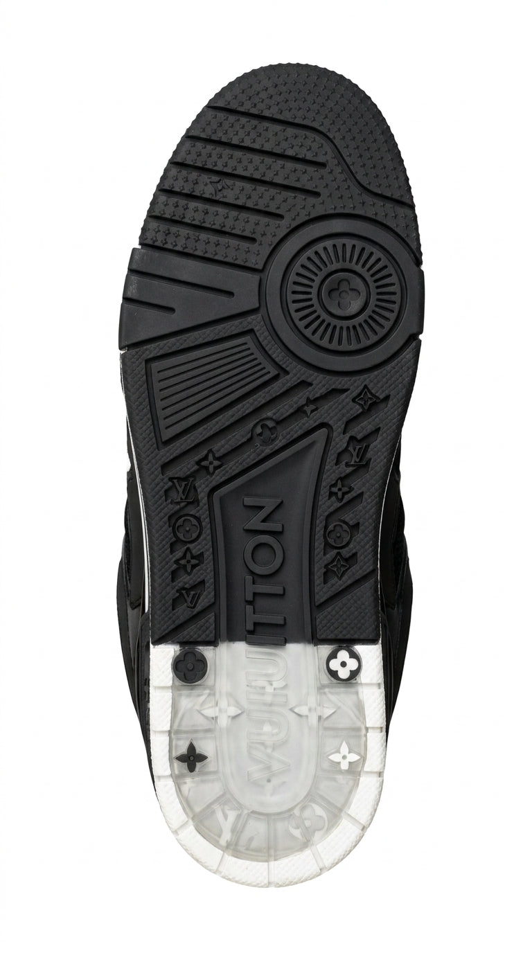 LV SKATE SNEAKER WHITE BLACK