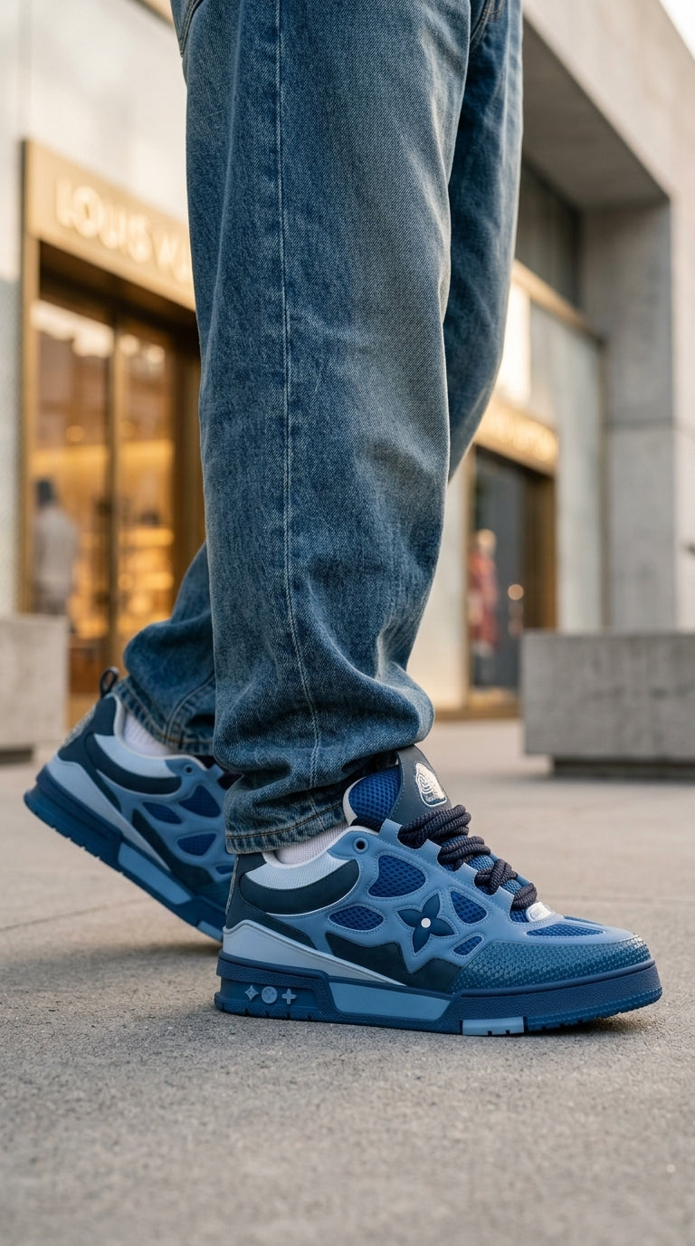 LV SKATE SNEAKER BLUE