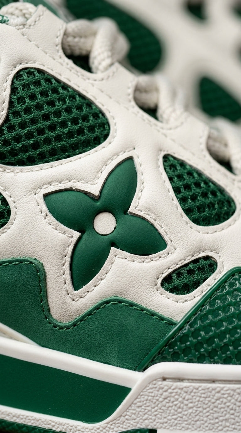 LV SKATE SNEAKER GREEN WHITE
