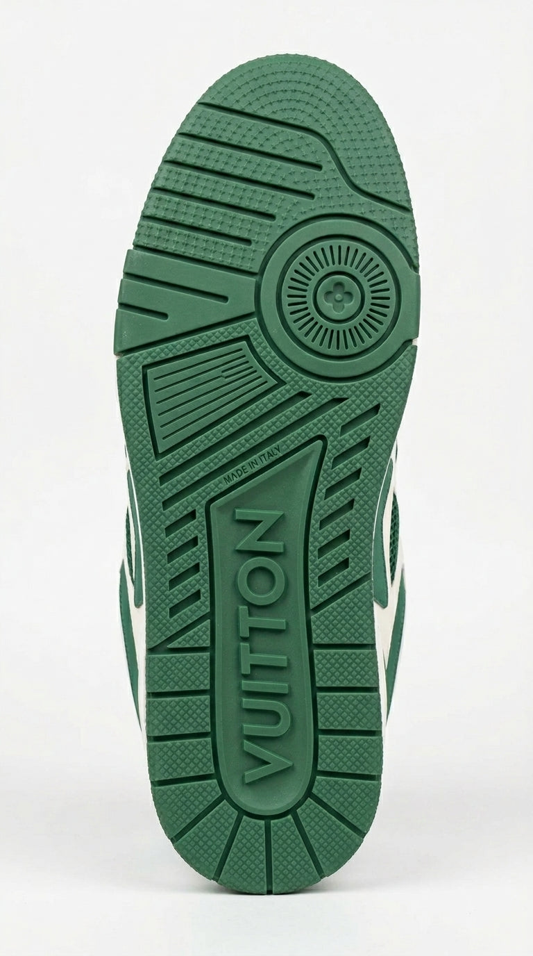 LV SKATE SNEAKER GREEN WHITE