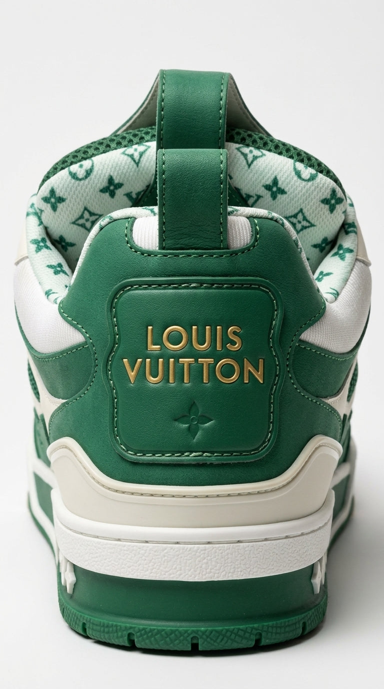 LV SKATE SNEAKER GREEN WHITE