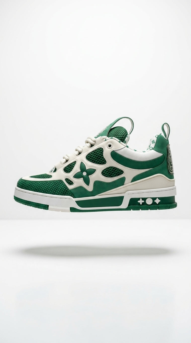 LV SKATE SNEAKER GREEN WHITE