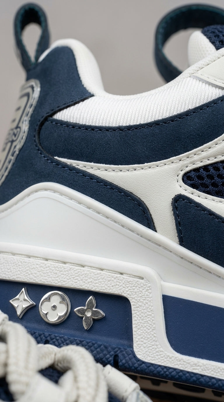 LV SKATE SNEAKER MARINE WHITE