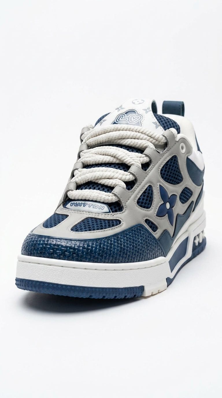 LV SKATE SNEAKER MARINE WHITE