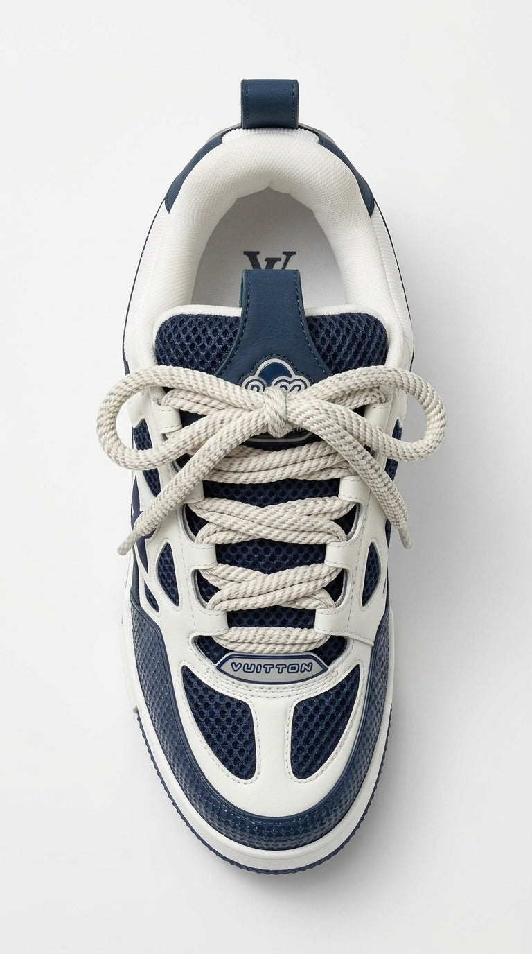 LV SKATE SNEAKER MARINE WHITE
