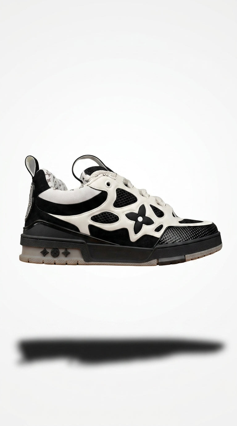 LV SKATE SNEAKER BLACK WHITE