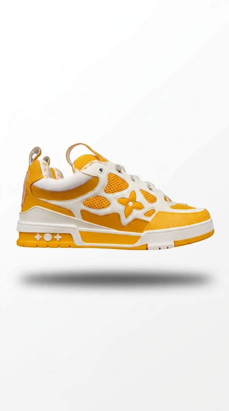 LV SKATE SNEAKER YELLOW WHITE