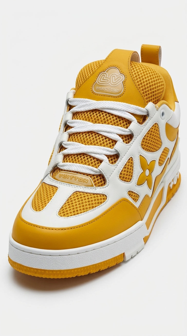 LV SKATE SNEAKER YELLOW WHITE