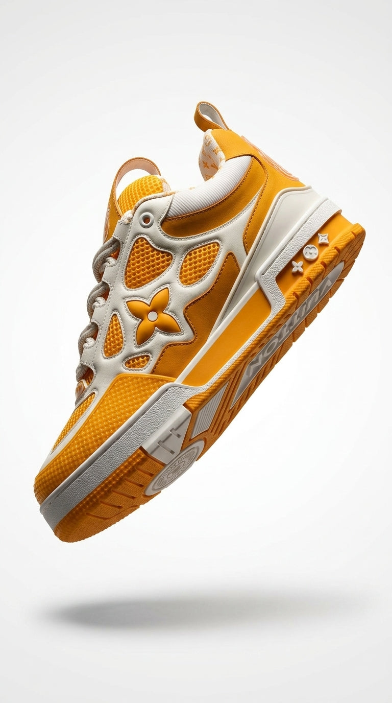LV SKATE SNEAKER YELLOW WHITE