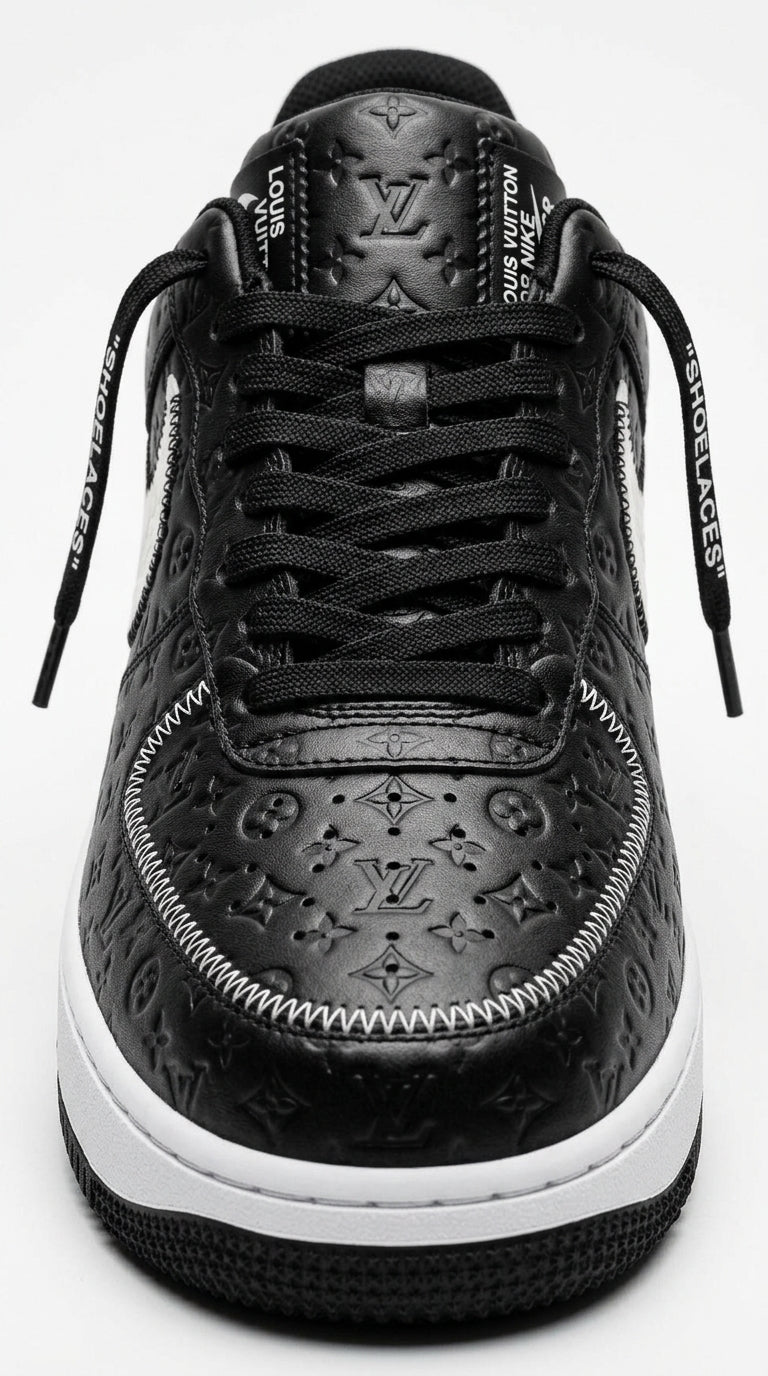 NIKE AIR FORCE 1 x LOUIS VUITTON BLACK