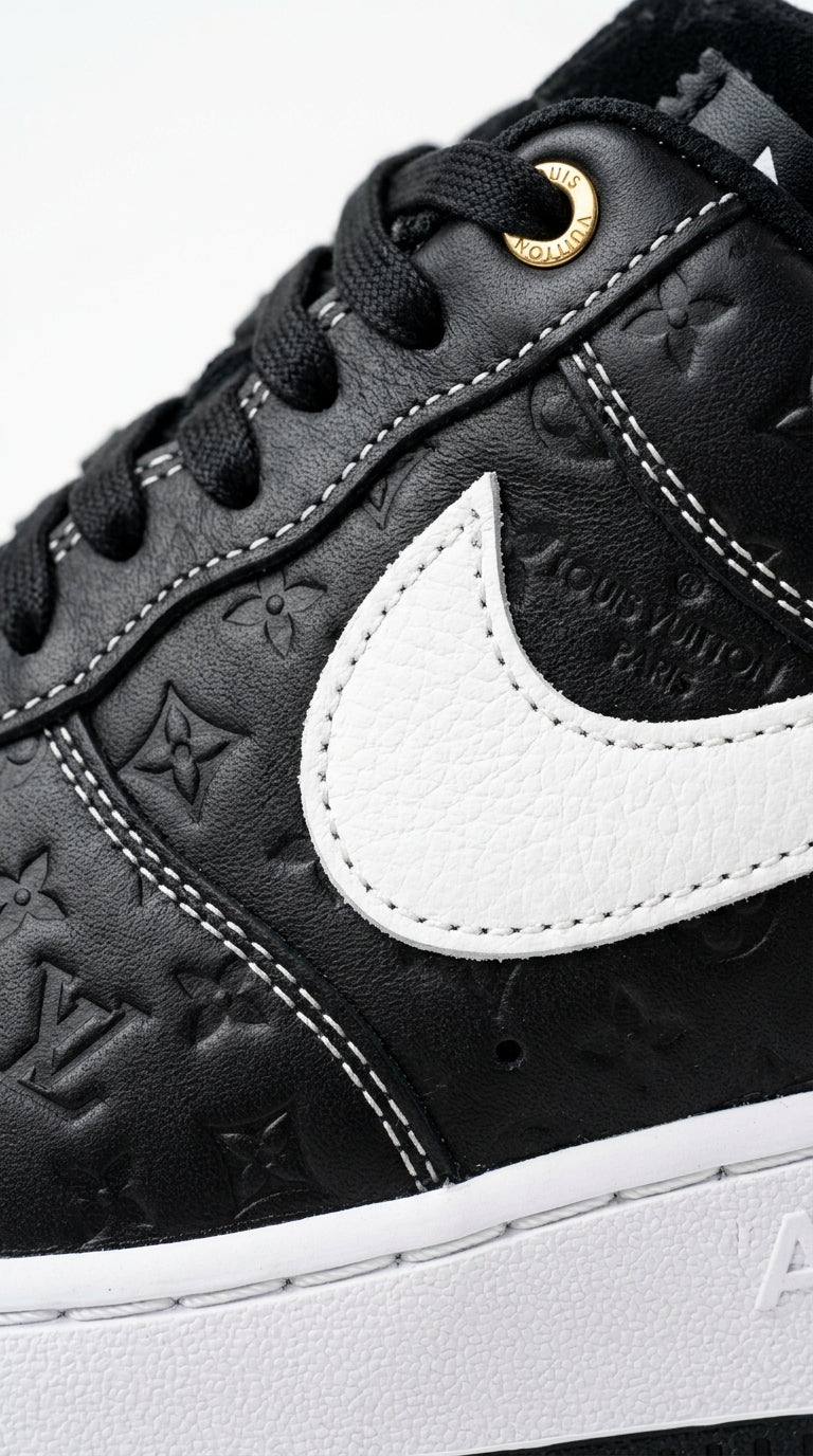 NIKE AIR FORCE 1 x LOUIS VUITTON BLACK