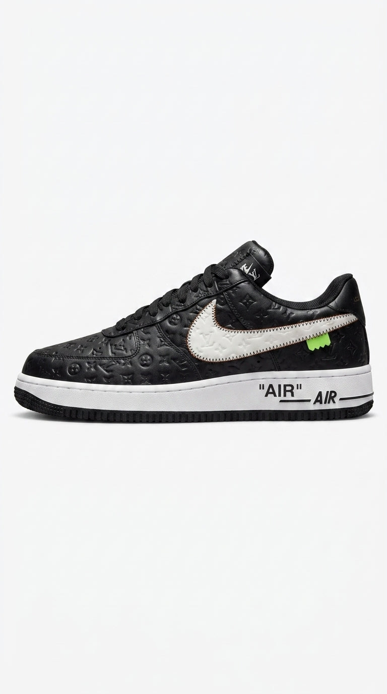 NIKE AIR FORCE 1 x LOUIS VUITTON BLACK