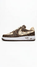 NIKE AIR FORCE 1 x LOUIS VUITTON BROWN