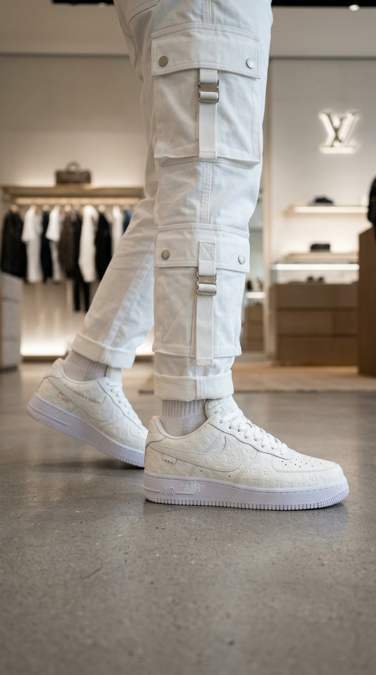 NIKE AIR FORCE 1 x LOUIS VUITTON WHITE