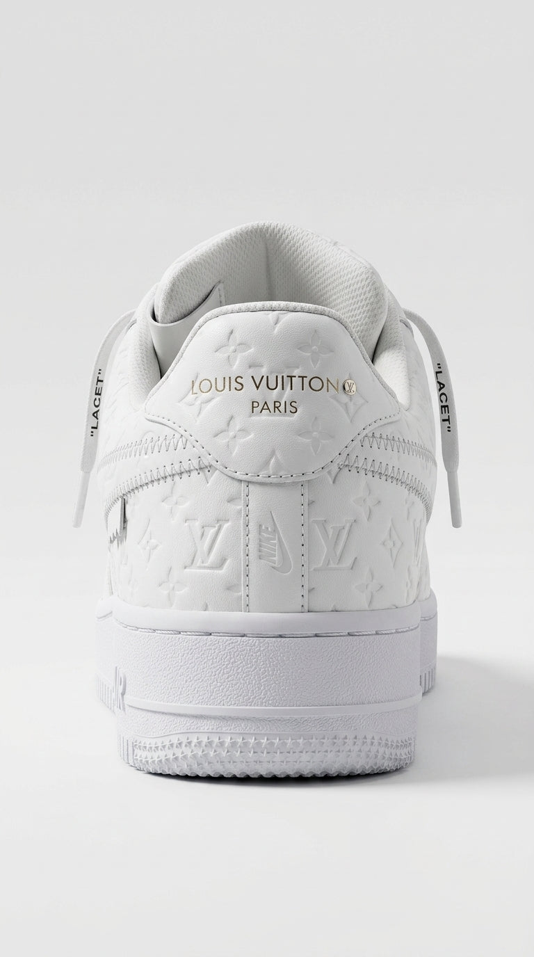 NIKE AIR FORCE 1 x LOUIS VUITTON WHITE