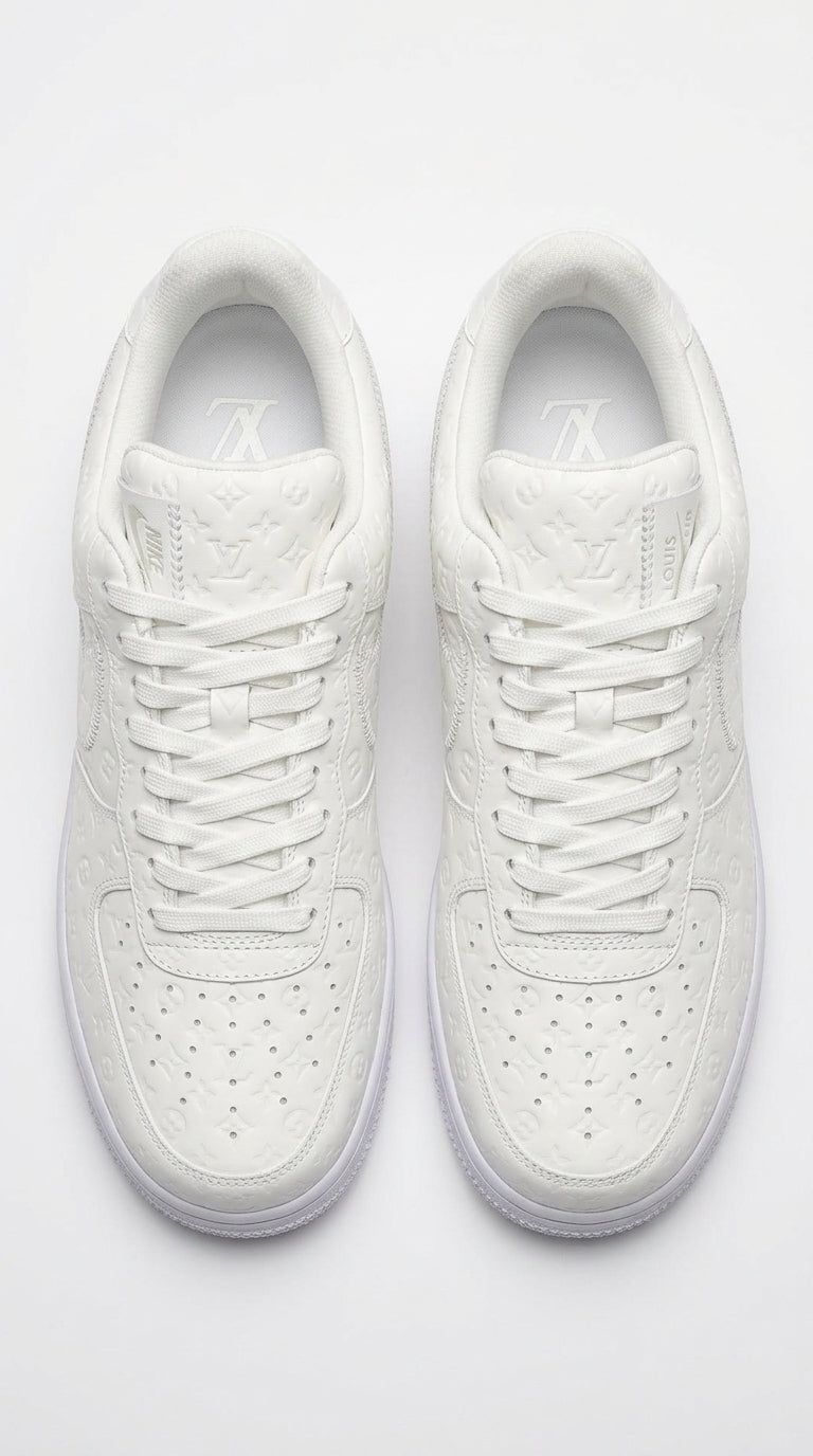 NIKE AIR FORCE 1 x LOUIS VUITTON WHITE