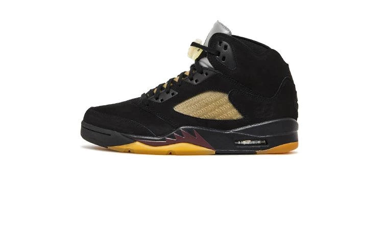 Jordan 5 Black and Yellow