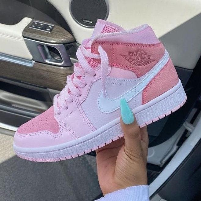 JORDAN 1 MID x DIGITAL PINK
