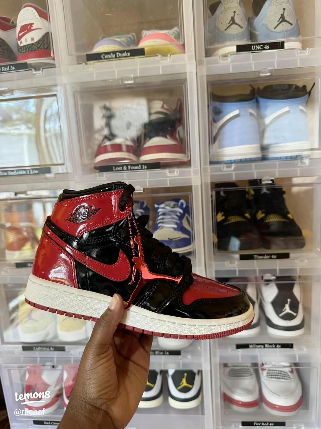 JORDAN 1 HIGH OG x PATENT BRED
