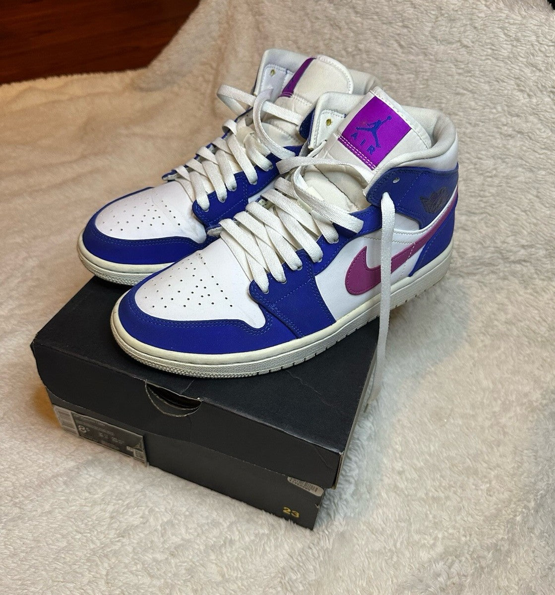 JORDAN 1 MID x HYPER ROYAL HYPER VIOLET