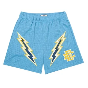 EE Shorts Light Blue Lightning
