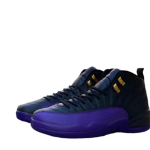 Jordan 12 Black/Field Purple-Metallic Gold-Taxi