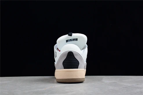 Lanvin White and Grey Sneakers