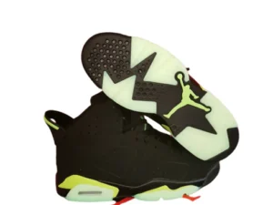 Jordan 6 Black and green