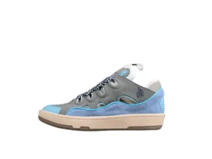 Lanvin Grey and Blue Sneakers
