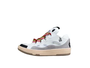 Lanvin White and Grey Sneakers