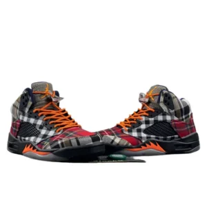 JORDAN 5 bold plaid multi-colorway