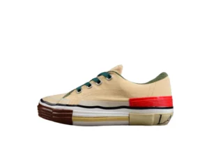 Multi-Color Canvas Low Top Sneakers
