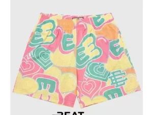 EE Beach Sports Shorts Heart Light Yellow