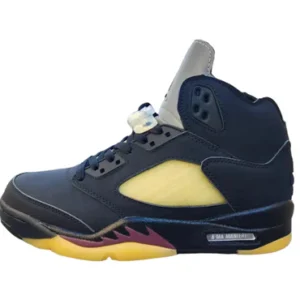 Jordan 5 Black and Yellow