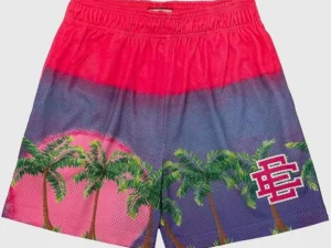 EE Beach Shorts Rose Red