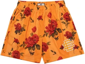 EE Mesh Short Red Rose-Yellow