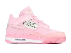 JORDAN 4 x OFF-WHITE ROSE PEACH