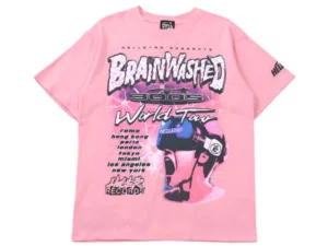 Hellstar "Brainwashed" Pink T-Shirts