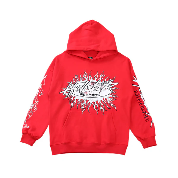 Hellstar "Records" Red Hoodie